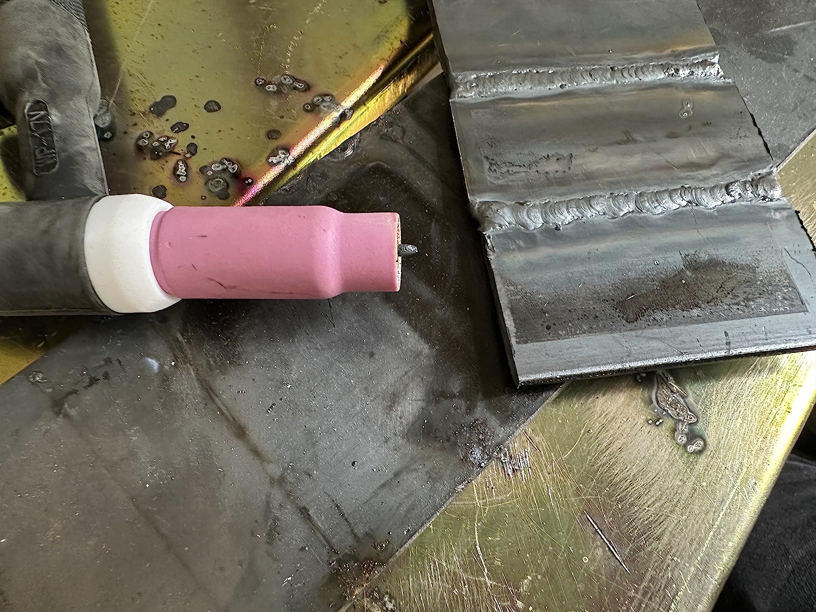 YESWELDER 200A AC/DC Aluminum Tig Welder with Pulse Large LED Display, Digital Inverter STICK/TIG 110/220V Dual Voltage TIG Welder Machine TIG-200P ACDC customer photo 2