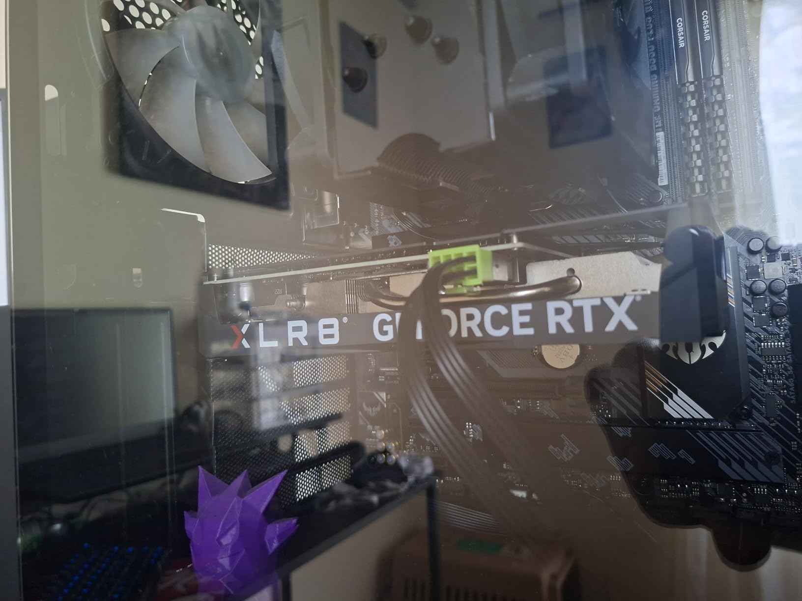 PNY GeForce RTX 4060 8GB Verto Dual Fan Graphics Card DLSS 3 (128-bit, PCIe 4.0, GDDR6, HDMI/DisplayPort, Supports 4k, 2 Slot) customer photo 1