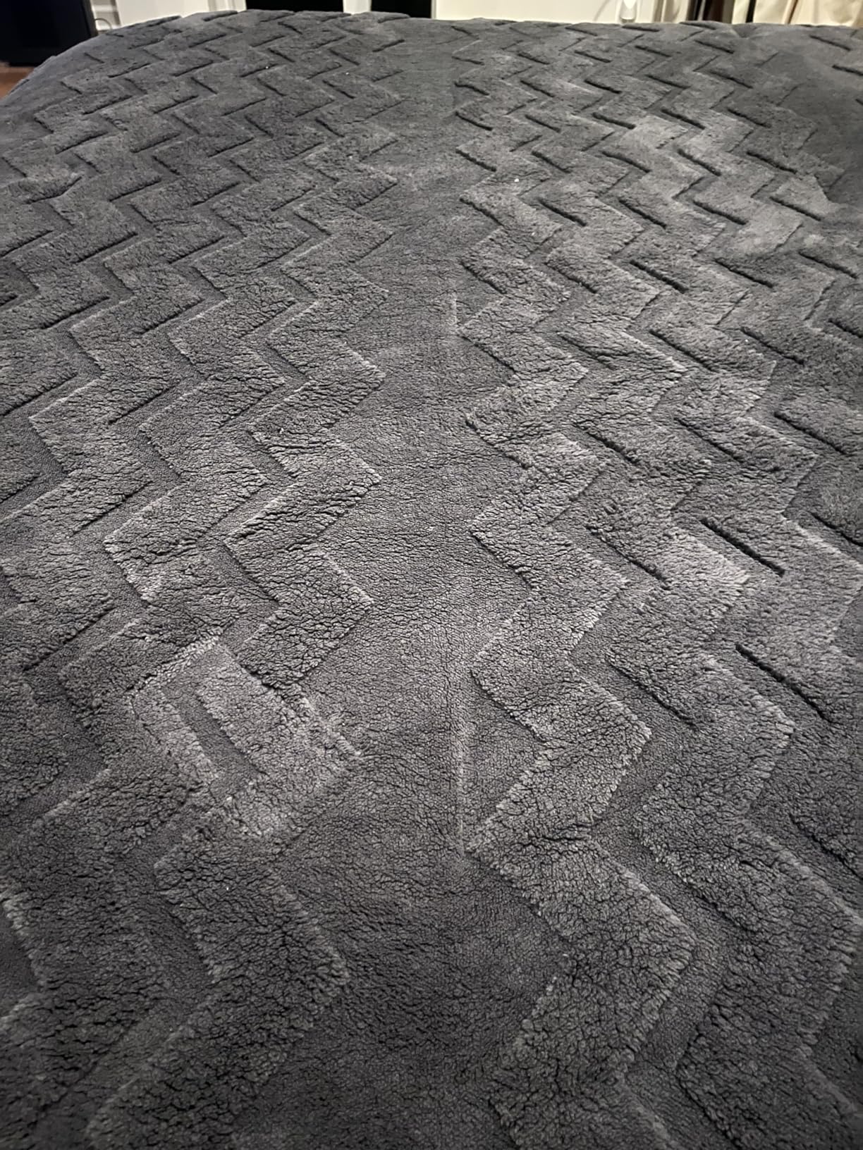 Fluffy Queen Comforter Set - Super Soft Sherpa Grey Comforter for Queen Size Bed, Luxury Warm Bedding Set for Winter, Fuzzy Bed Set 3 Pieces (1 Comforter, 2 Pillowcases) customer photo 2