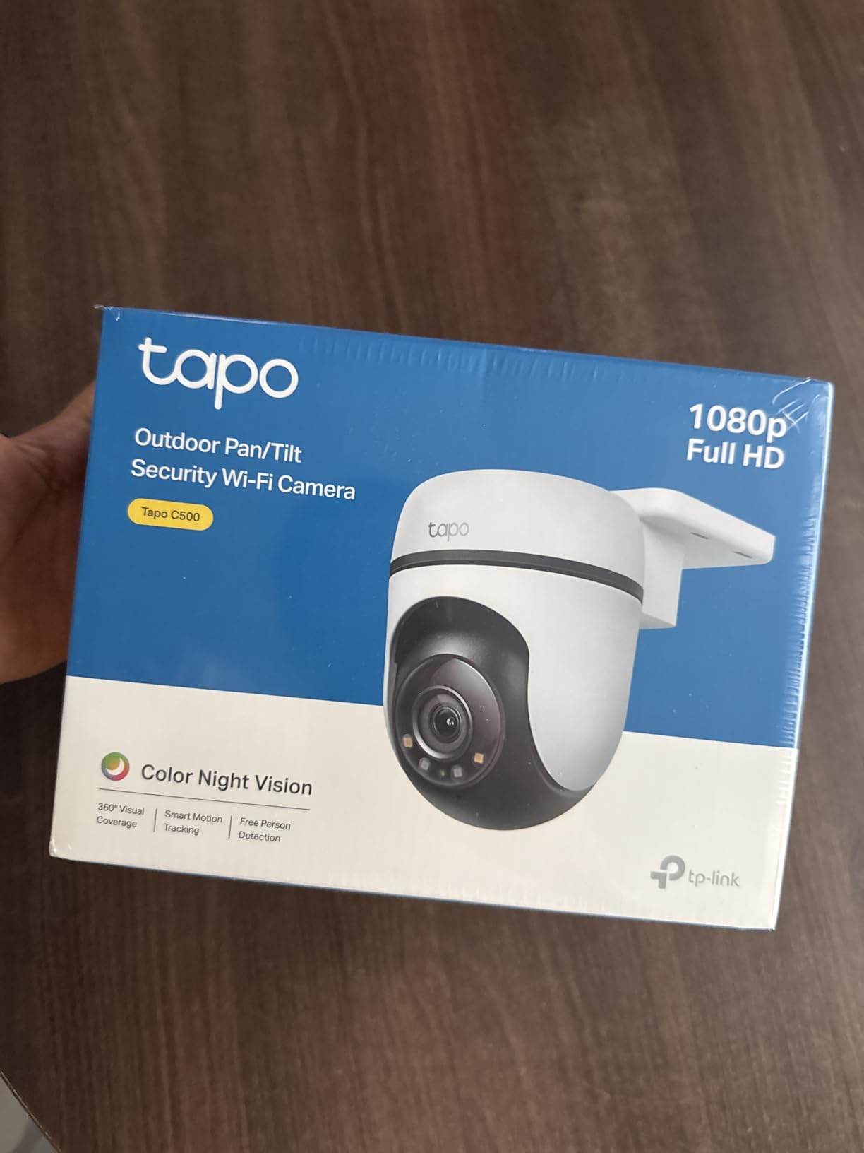 Tapo 2K Outdoor Wired Pan/Tilt Security Wi-Fi Camera, 360 View, Motion Tracking, Works w/Alexa & Google Home, Color Night Vision, Free AI Detection, Cloud & SD Card Storage(up to 512GB), Tapo C510W customer photo 1