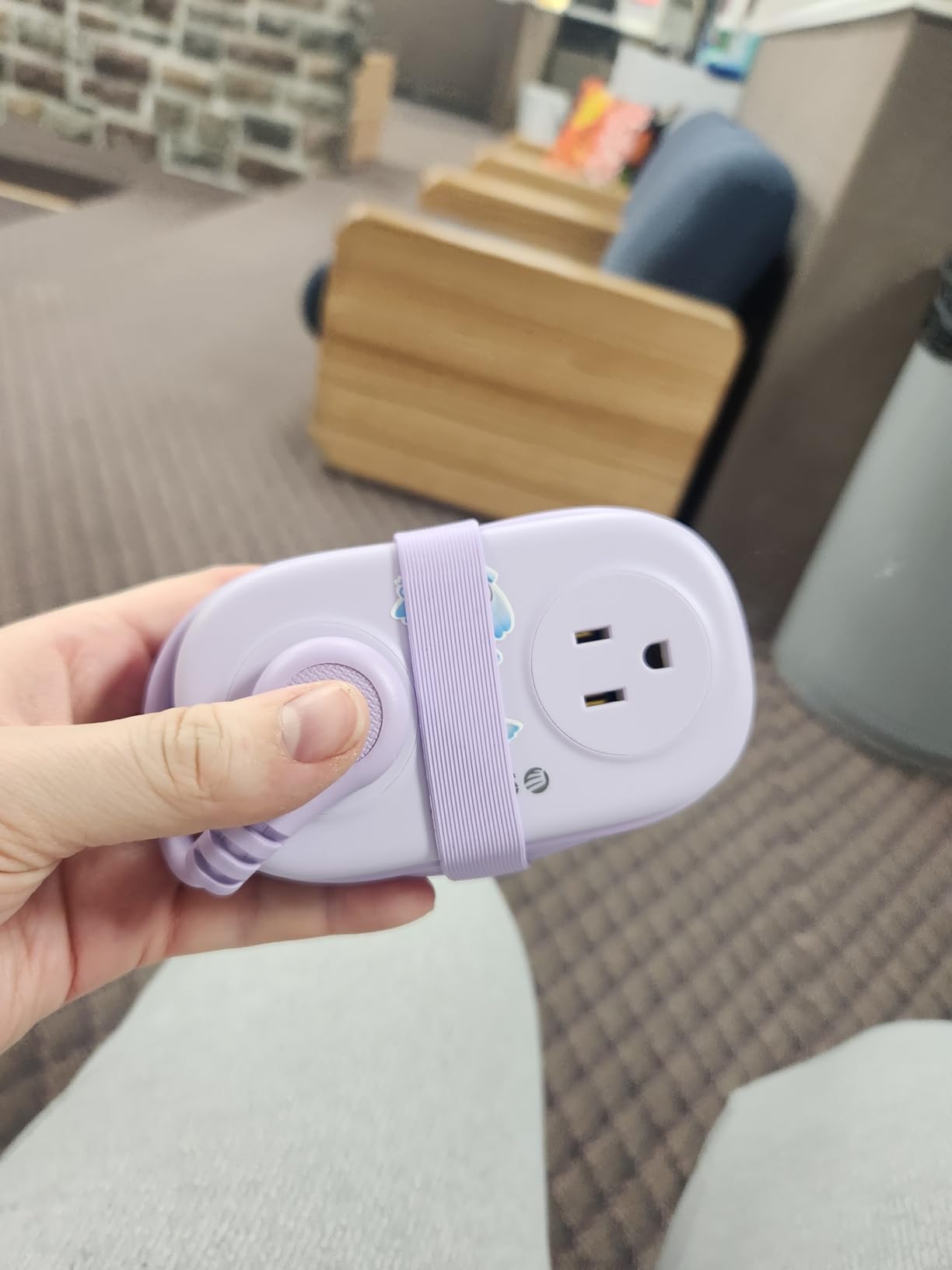 Travel Power Strip, ORICO 4 Outlets 3 USB Ports (1 USB C) with 4FT Wrapped Short Extension Cord, Compact Power Strip for Hotel Travel Essentials Cruise Approved-AP3 customer photo 1