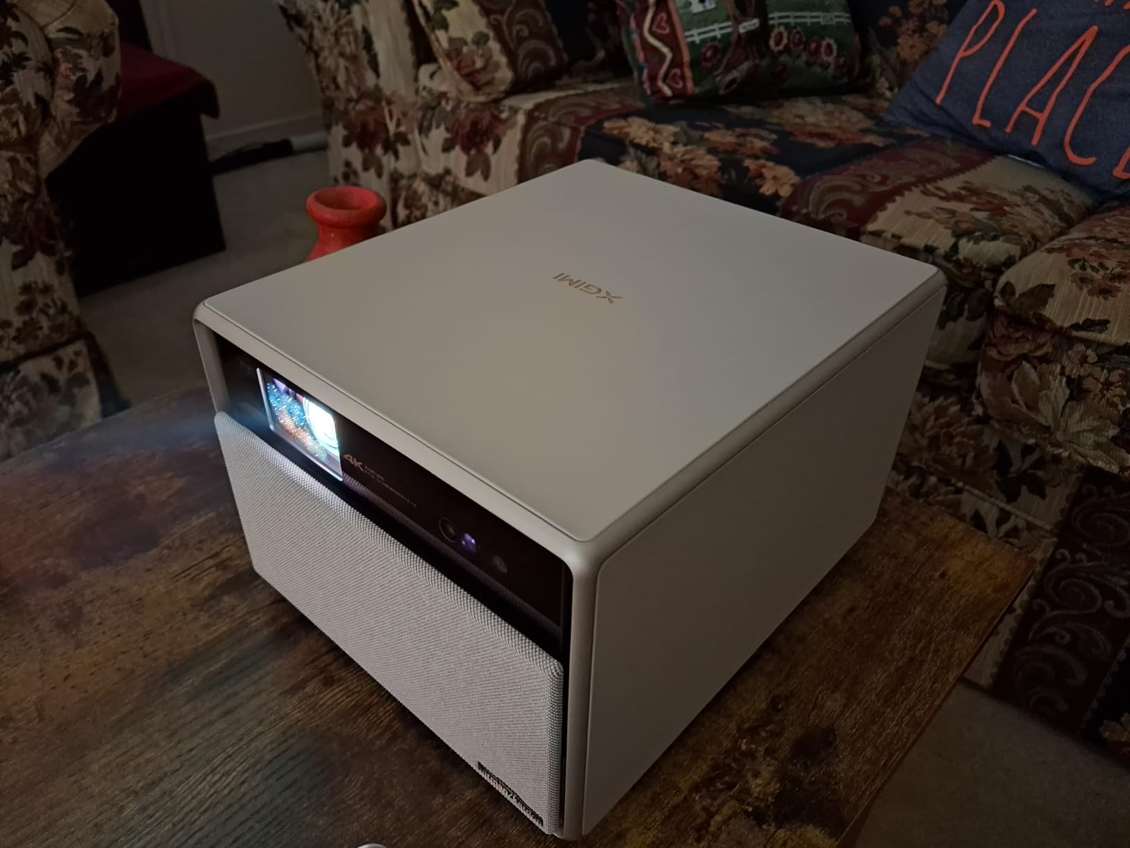 HORIZON Ultra 4K Projector, Dolby Vision, 2300 ISO Lumens, 2 x 12W Harman Kardon Speakers, Home Theater Projector with WiFi and Bluetooth, Dual Light, Active 3D, 200