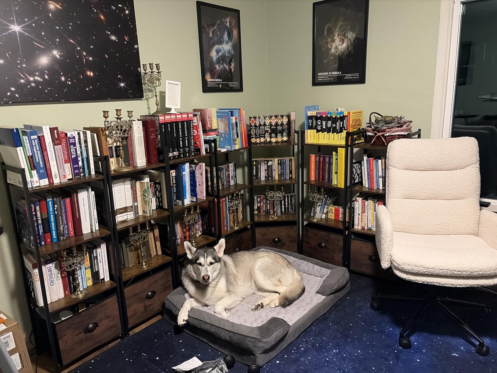 Furologee 5 Tier Bookshelf with Drawer, Tall Narrow Bookcase with Shelves, Wood and Metal Bookshelves Storage Organizer, Industrial Display Standing Shelf Unit for Bedroom, Living Room, Rustic Brown customer photo 1