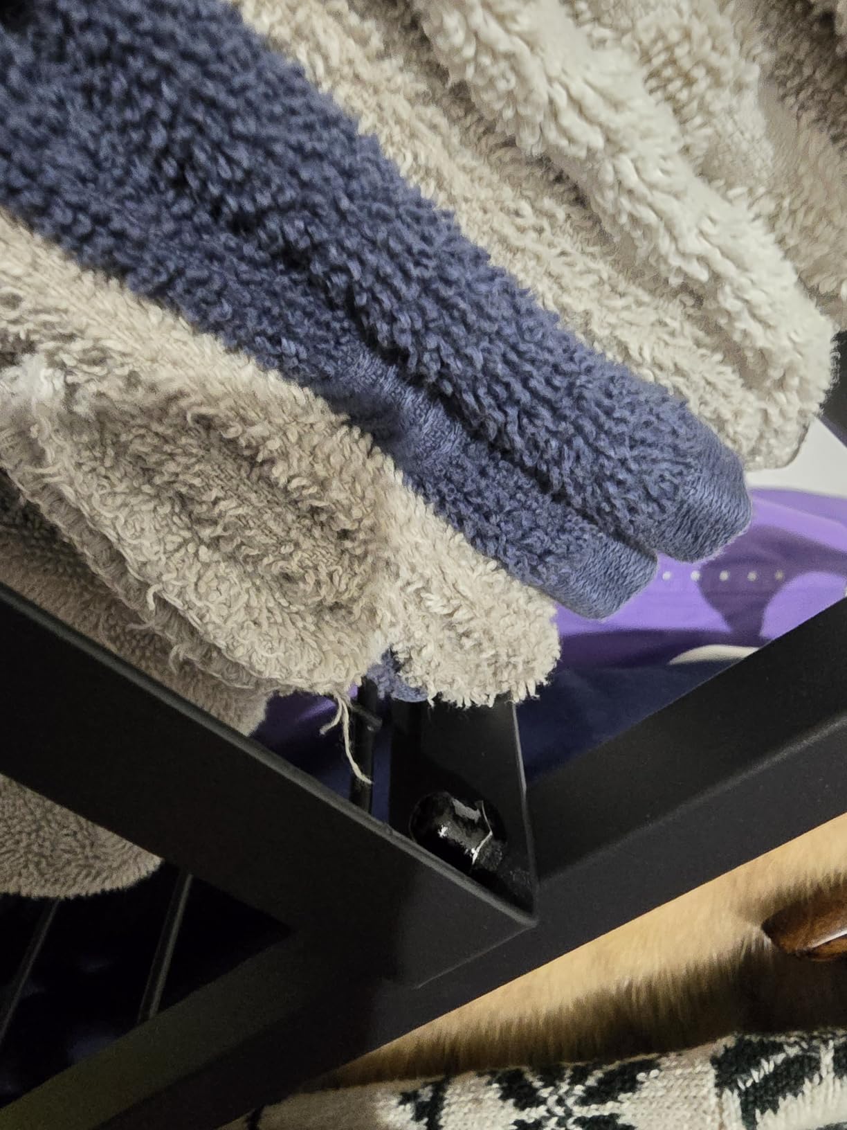 GIOTORENT 5-Wire Standing Book Shelf & Bookcase, Metal Storage Shelving Unit Pantry Rack for Laundry Kitchen Bathroom Organizer, Black customer photo 2