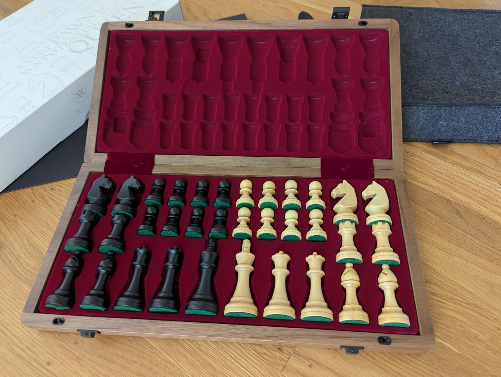 A&A Premium Folding Chess Board Game Set, 15