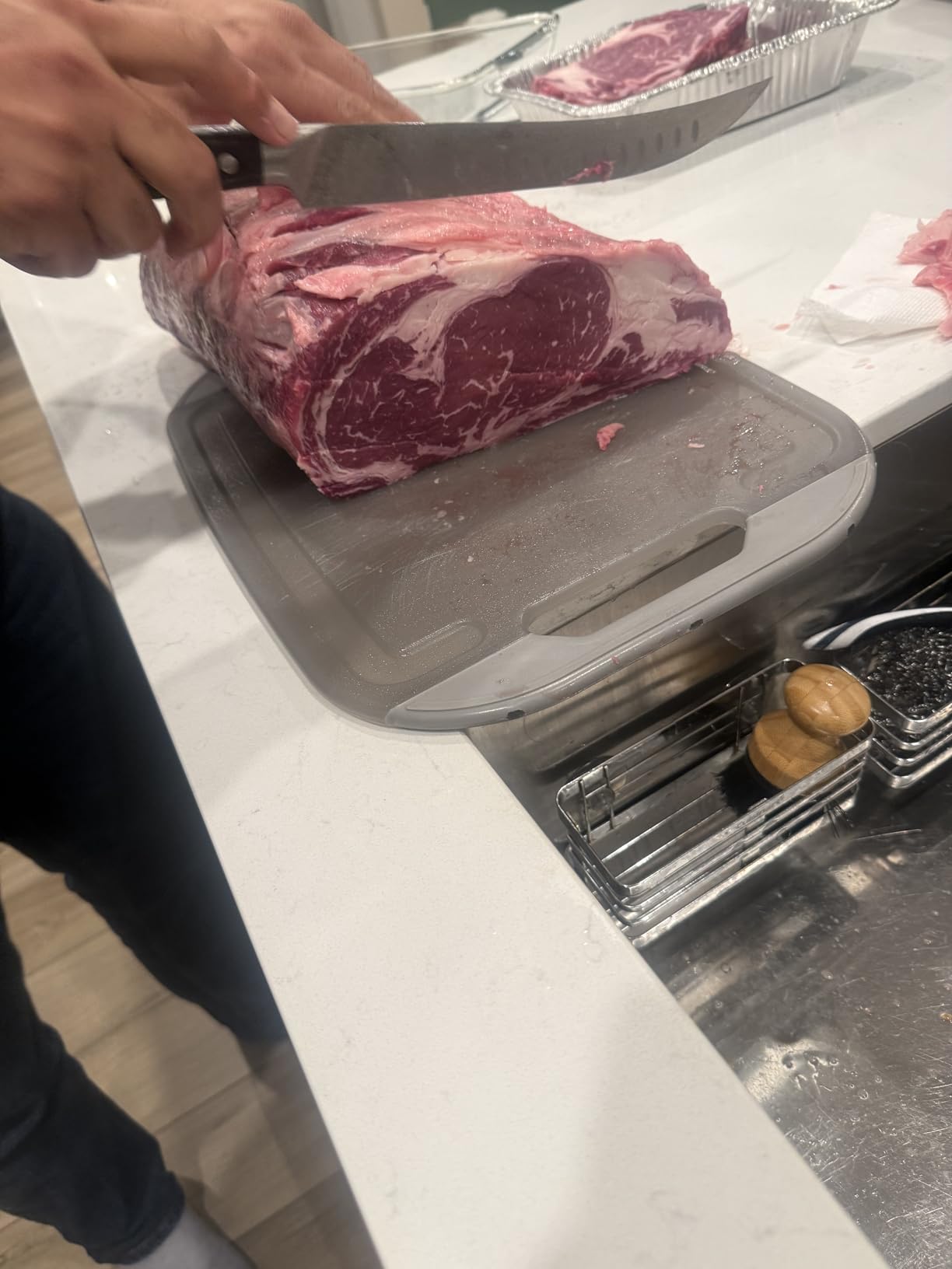 Cutluxe Carving Knife Set for BBQ & Brisket - Razor Sharp German Steel Slicing and Boning Knife for Meat Cutting, Full Tang & Ergonomic Handle, Grilling Gifts for Men - Artisan Series customer photo 1