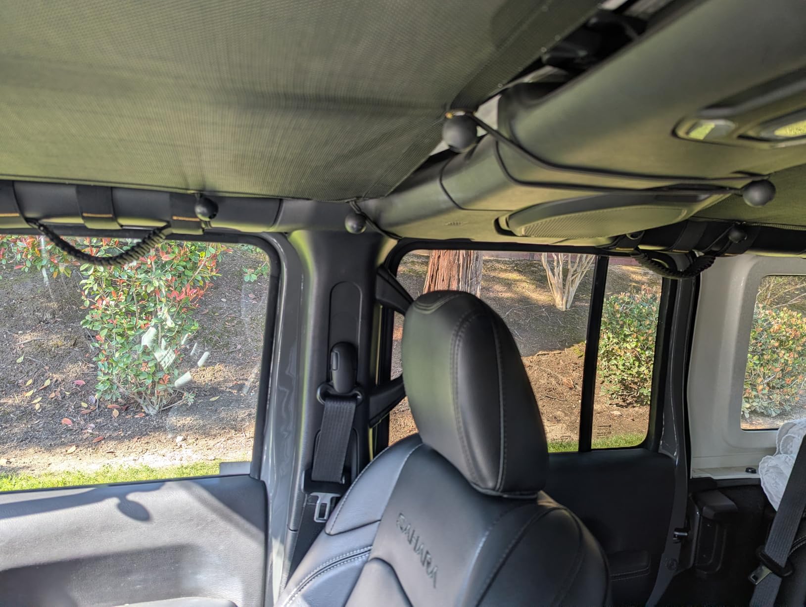 Jeep Grab Handles, 4 Pack Paracord Jeep Wrangler Roll Bar Grab Handles for JK TJ JL CJ YJ JKU JLU and Gladiator JT Wrangler Hardware Handle for 2019 2020 2021 2022 2023 2024 Modle customer photo 2