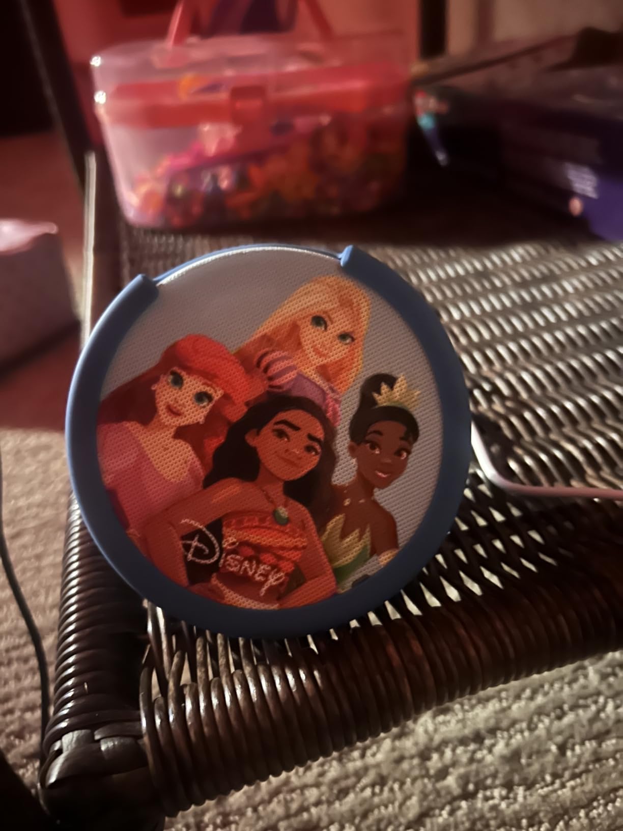 Echo Pop Kids (newest model), Designed for kids, Designed for Alexa+, parental controls, Includes 6 months of Amazon Kids+, Disney Princess customer photo 2