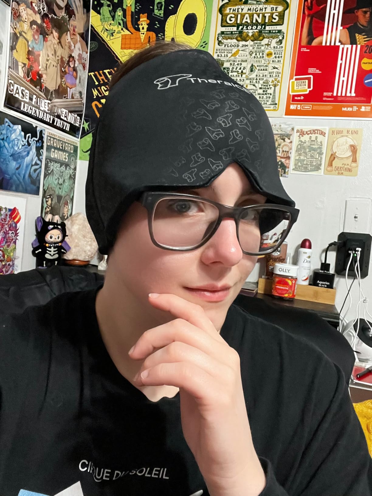 TheraICE Migraine Relief Cap PRO, Headache Relief Cap, Ice Face Mask, Cold Compress Head Wrap for Tension Headache Relief, Stress & Hangover, FocusZone Technology Provides Extra Cooling & Pressure customer photo 1