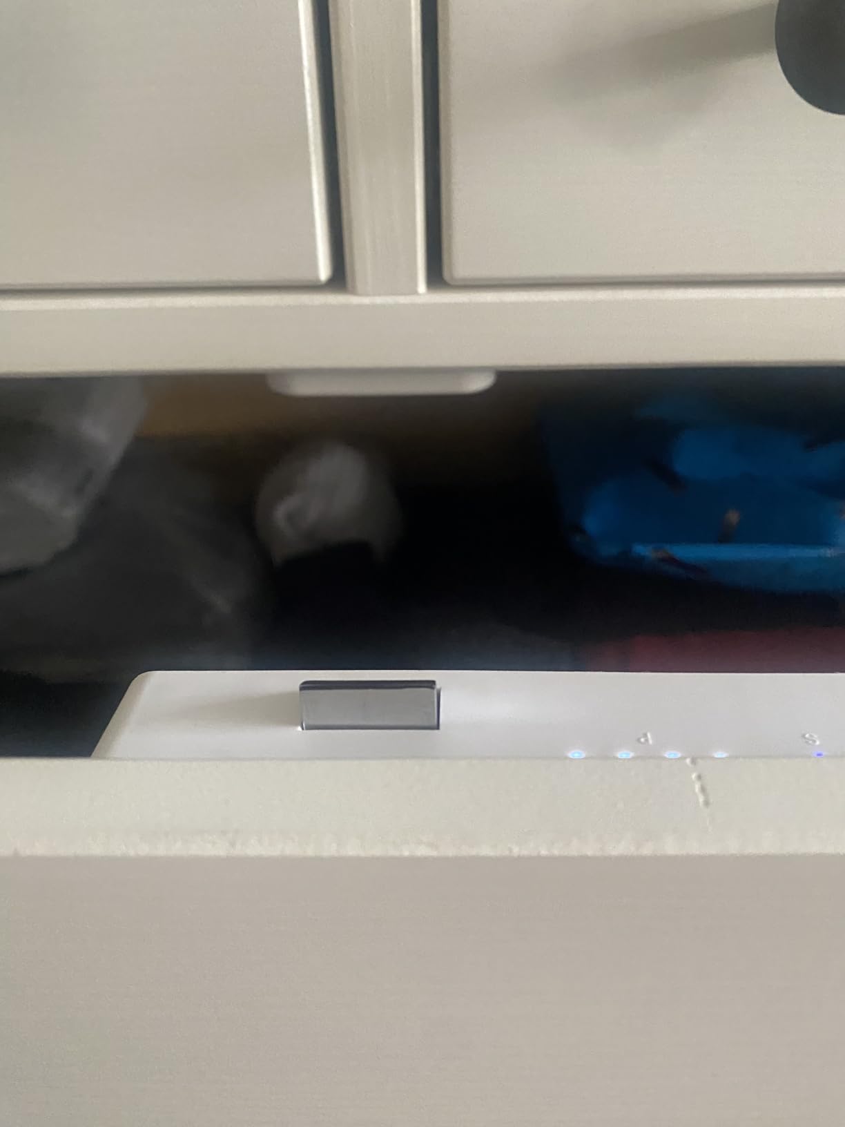 eLinkSmart Smart Cabinet Lock, Hidden No Drill Adhesive Magnetic Baby Proofing Child Proof Drawer Locks, Keyless RFID Bluetooth Cabinet Locks for Adults File Kitchen Cupboard Closet Liquor - White customer photo 2