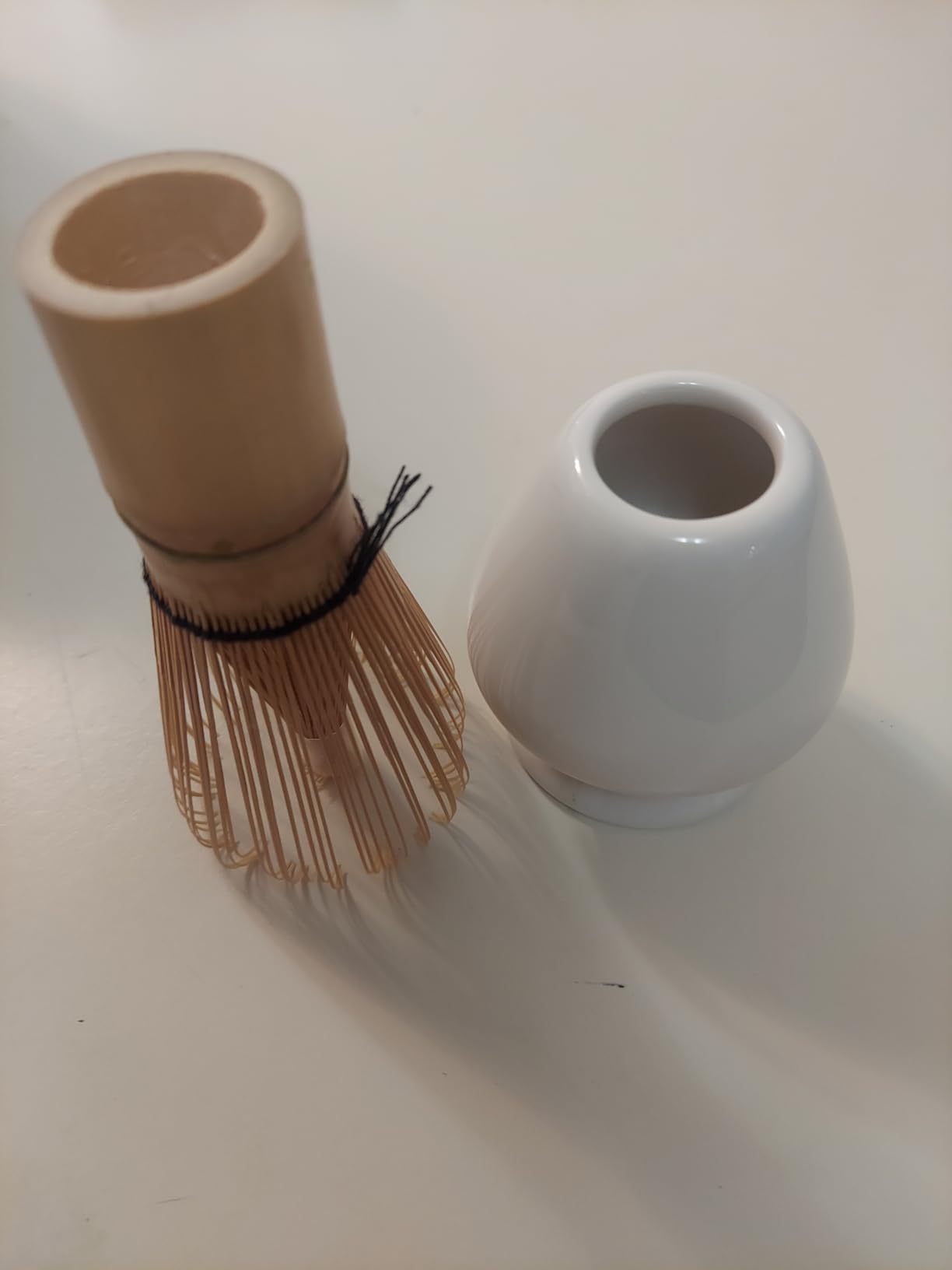 Matcha Whisk Set- Matcha Set includes Matcha Whisk and Bowl (Bowl with Spout), Sifter, Holder and Scoop- The Perfect Bamboo Whisk for Matcha Tea (Molted Green) customer photo 2