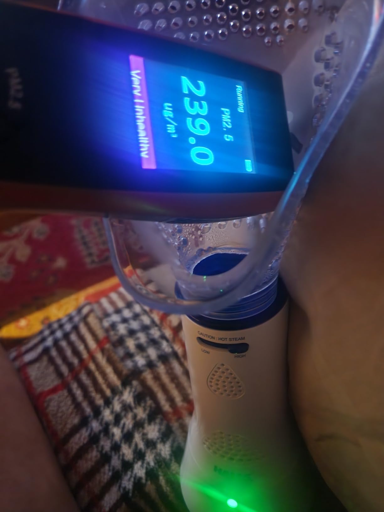 Crane x Halls Personal Vaporizer Steam Inhaler, FSA Approved Throat Steamer, Vocal Steamer for Singers Warm Steam Sinus Inhaler for Congestion and Cough Relief, Natural Decongestant Relief customer photo 1