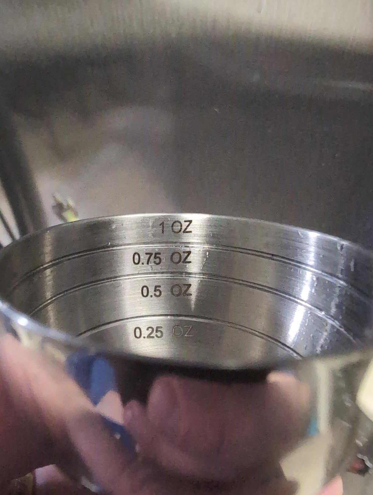 Cocktail Measuring Jigger, Shot Measure Double Jigger with Measurements inside, Bar Jigger Liquor Alcohol Measuring, Bell Jigger for Bartending, 2 oz 1 oz customer photo 1