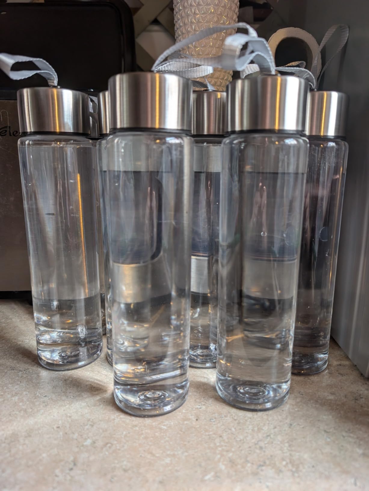 Purewell 2.25G Gravity Water Filter System with Water Level Window, 3-Stage 0.01μm Ultra-Filtration Stainless Steel Countertop System with 2 Filters and Stand, Reduce 99% Chlorine, PW-KS customer photo 2