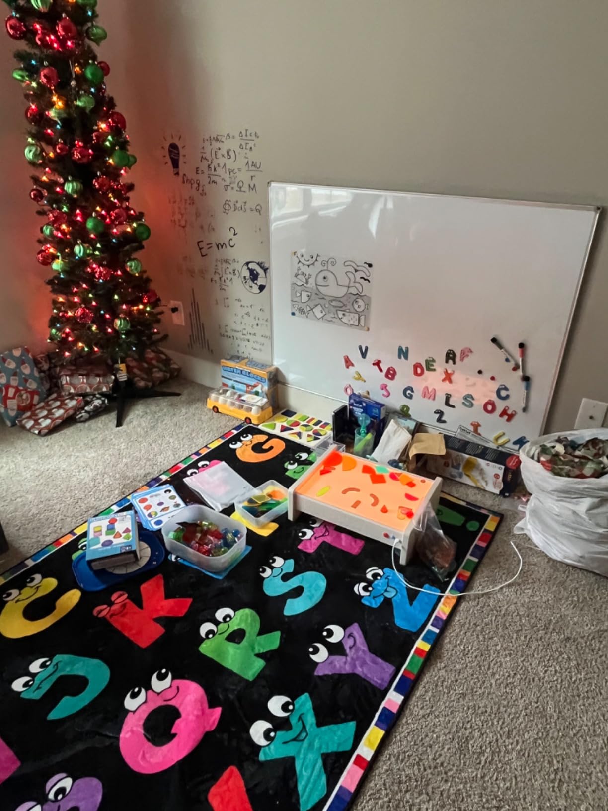 Lockways Large Magnetic Dry Erase Board 48