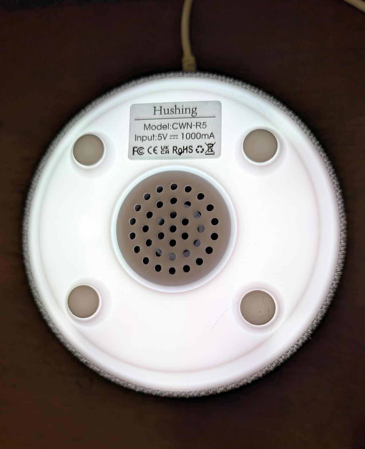 Sound Machine Night Light White Noise Brown Noise Machine 30 Non Looping Sounds 12 Lights 5 Timers 36 Adjustable Volume Memory Function Sleep Sounds Machine for Baby Kids Adult & Home Office Travel customer photo 2