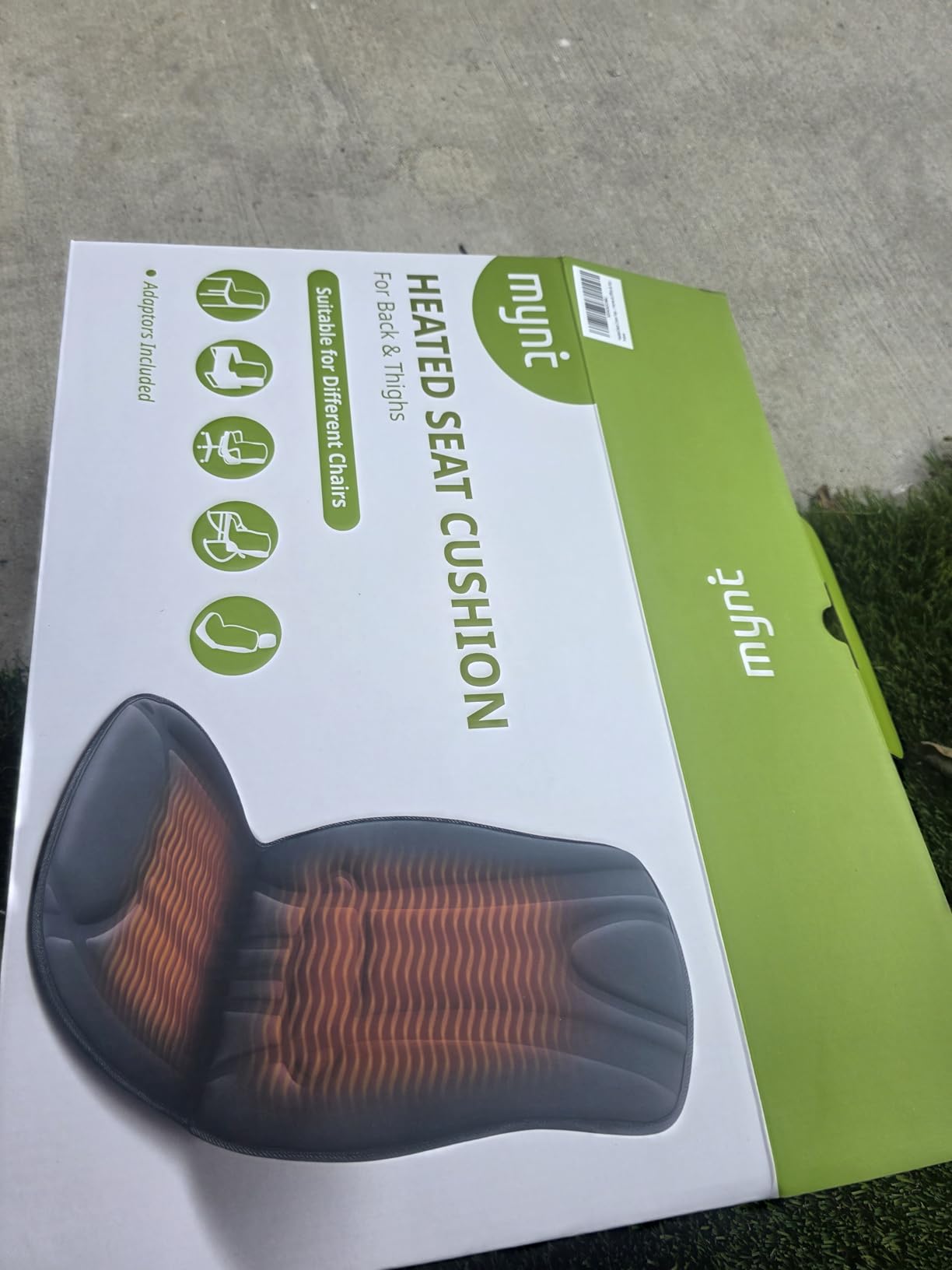 Heated Seat Cover with Expanded Heating Area, Heated Seat Cushion for Full Back and Seat, Seat Warmer with 3 Levels Temperature Control for Home Office and More, Warm Gift for Winter customer photo 2