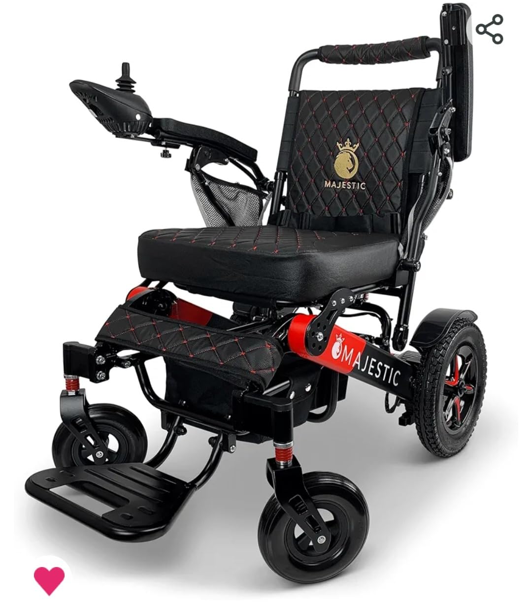 Electric Wheelchairs for Adults, Auto Folding Electric Wheelchair, 350 lbs Weight Capacity, Long Battery Range,US Based Premium Customer Support,Remote Controlled Lightweight Wheel Chair,Majestic 7000 customer photo 2