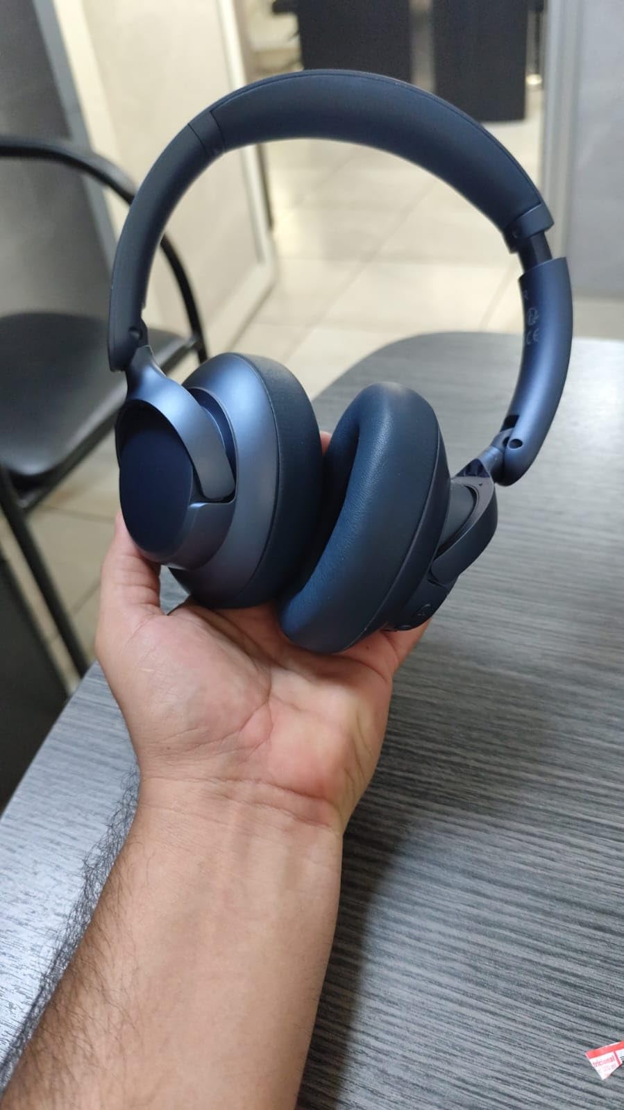 BERIBES Upgraded Hybrid Active Noise Cancelling Headphones with Transparent Modes,70H Playtime Bluetooth Headphones Wireless Bluetooth with Mic, Deep Bass,3.5MM Cable,Soft-Earpads,Fast Charging-Black customer photo 2