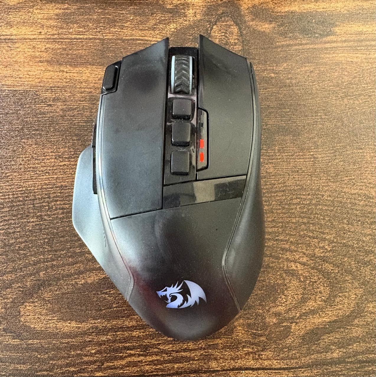 Redragon Wireless Gaming Mouse, Ergonomic Mouse 16000 DPI with Rapid Fire Key, 9 Macro Buttons, 170-Hour Durable Power Capacity and RGB Backlight Wired/Wireless Mouse for Laptop/Mac/PC customer photo 1