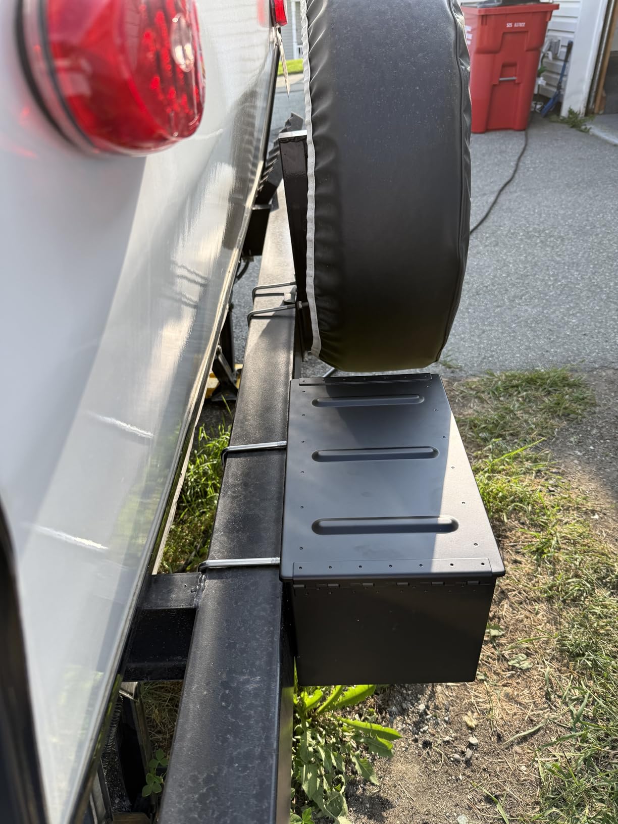 Reapr XL Ammo Box - Lockable Heavy Duty Steel Ammo Can for 9mm, 223, 50 Cal, Airtight Military Storage Case for Tools, Gear or Ammunition, Water Resistant Metal Footlocker Style Organizer customer photo 2