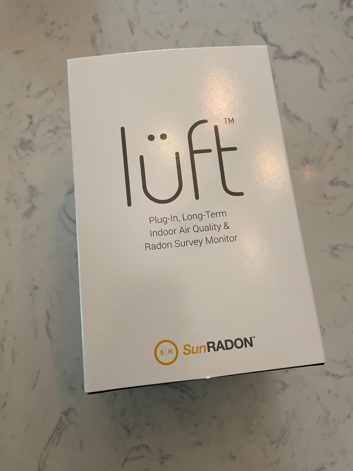 SunRADON lüft - Radon and Indoor Air Quality Monitor, Portable Plugin Continuously Measures Also VOC, eCO2, Temperature, Pressure, and Humidity | Wi-Fi Connected | Mobile App Included customer photo 1
