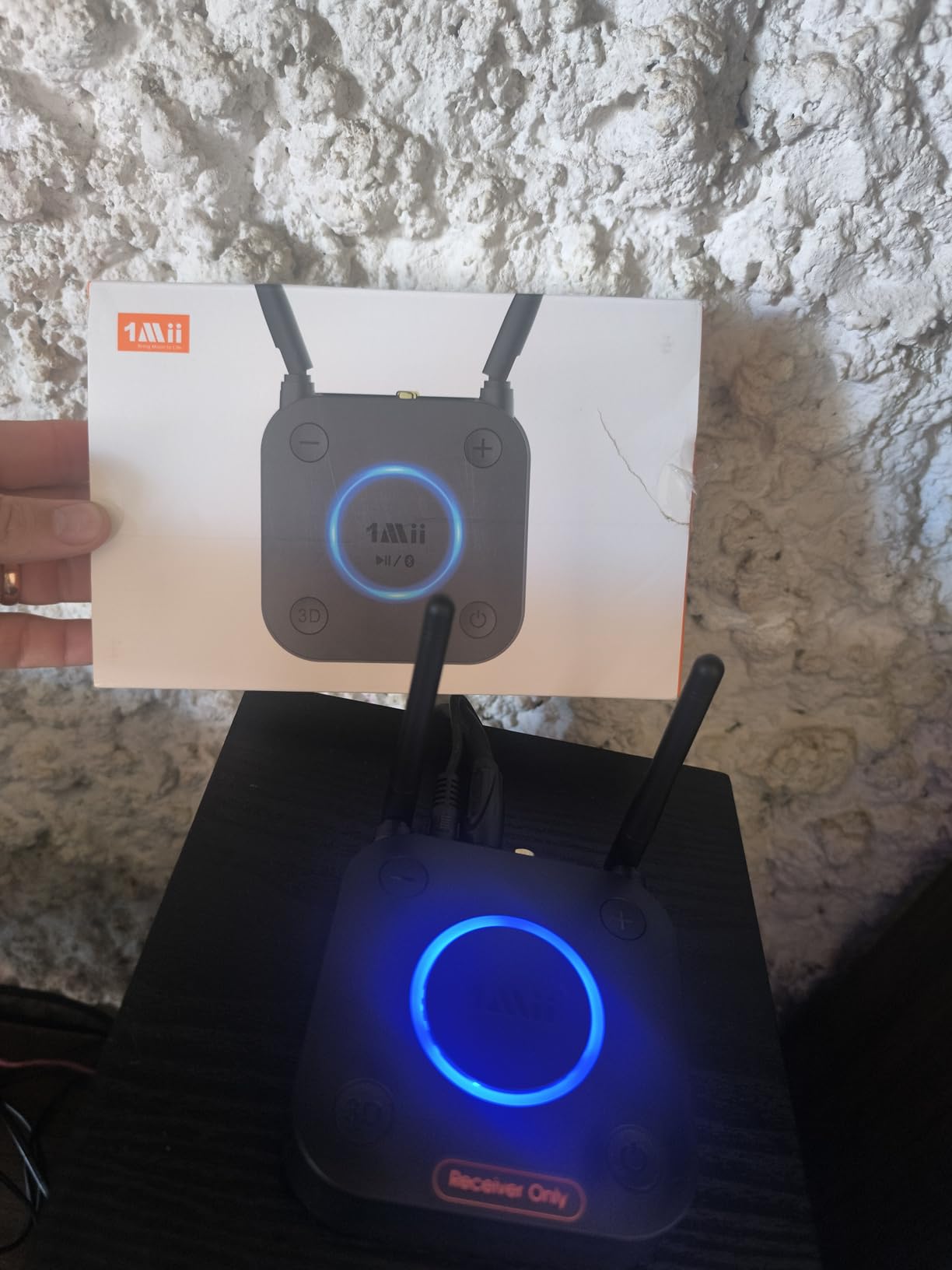 1Mii B06Ultra Bluetooth 5.3 Receiver with LDAC for Hi-Res Wireless Audio, HiFi Bluetooth Audio Adapter w/Audiophile DAC, 3D Surround aptX HD Low Latency, Optical AUX 3.5mm Coaxial for Home Stereo customer photo 2