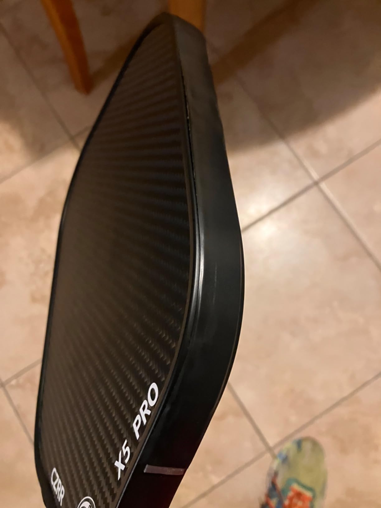 Pickleball Paddle, USA Pickleball Approved, 3K Raw Carbon Fiber Surface (CFS) High Grit & Spin, with 16MM Polypropylene Honeycomb Core, Ideal for Novice and Professional Players customer photo 1