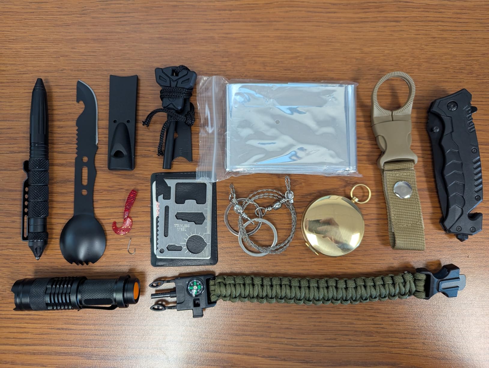 Gifts for Men Him Dad, Survival Kits and Equipment 14 Pcs, Christmas Stocking Stuffers, Anniversary Birthday Gifts for Husband Boyfriend Guy, Camping Essentials, Cool Gadgets for Men customer photo 1