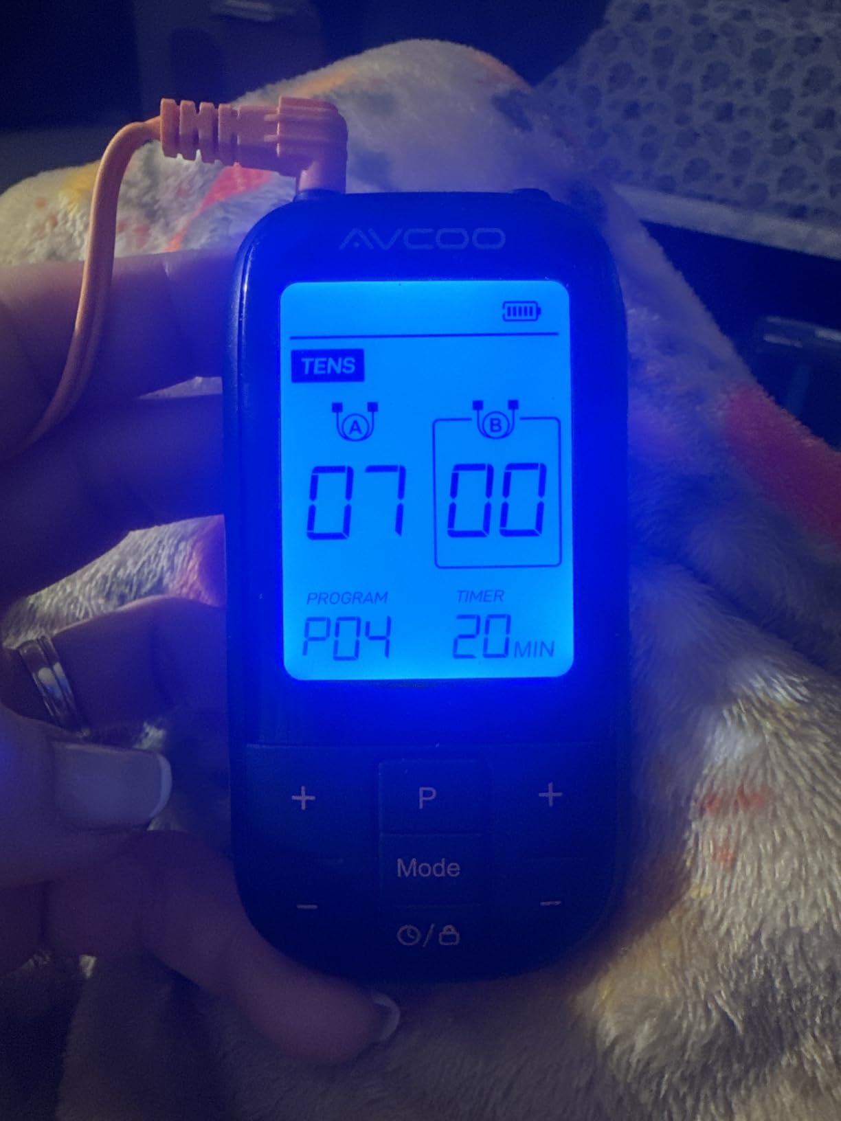 AVCOO 3-in-1 TENS Unit with 32 Modes, Dual Channel EMS Muscle Stimulator with 40 Intensities for Gradual Pain Relief Therapy, Rechargeable Electronic Pulse Massager with 12 Electrode Pads, EVA Case customer photo 1