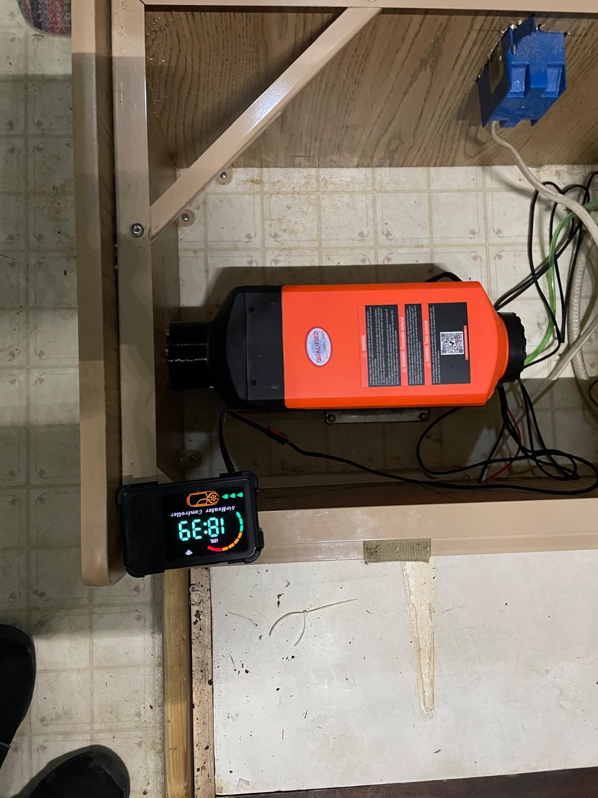 VEVOR 8KW Diesel Heater, Parking Heater with Automatic Altitude Adjustment, Max 18045 ft, Bluetooth App Control Diesel Air Heater, Remote Control and LCD, for Car SUV Trailer Camper Van Boat Garage customer photo 1