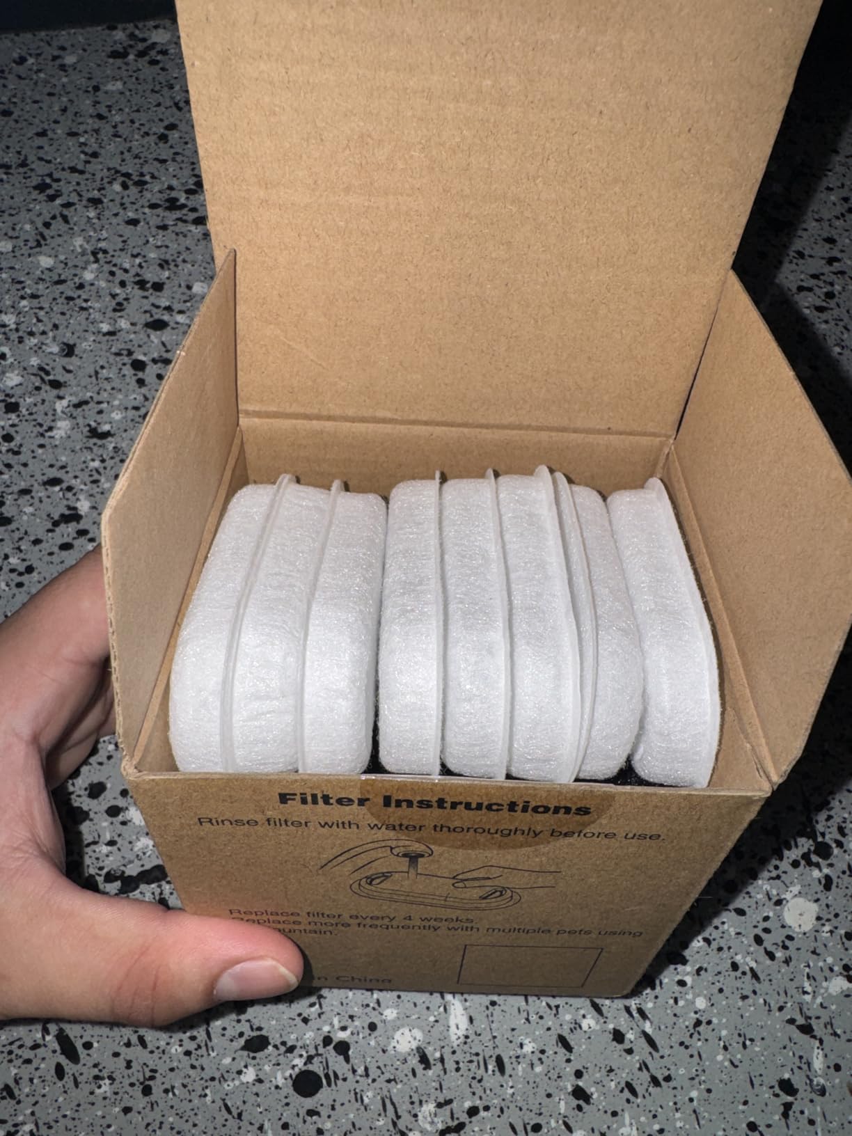 Cat Water Fountain Stainless Steel with Water Level Window,108oz/3.2L Cat Fountain Quiet Automatic Pet Water Fountain for Cats and Small Dogs customer photo 1