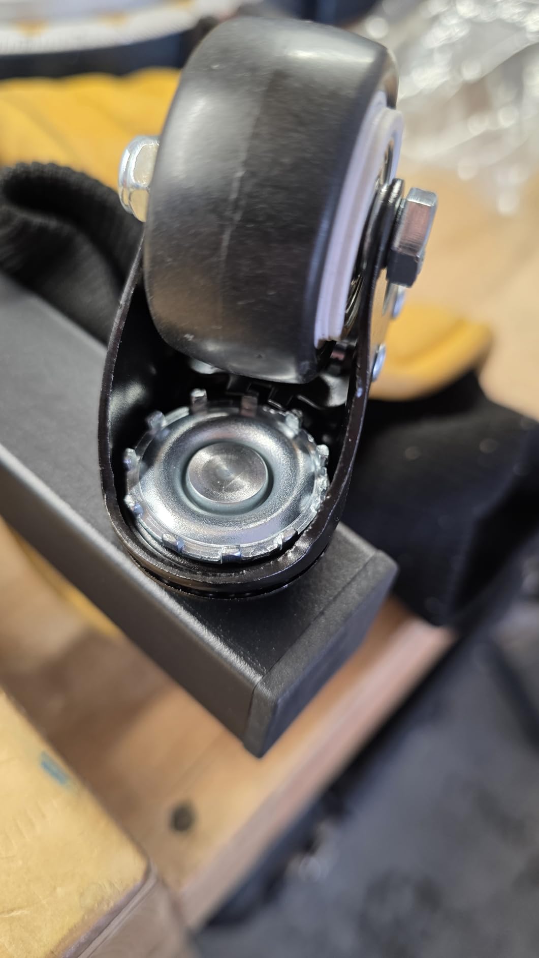 Vertical Bike Stand, Freestanding Bike Rack Garage Storage Upright Bicycle Floor Stand Indoor Bike Holder with Adjustable Height for Garage & Apartment - for Wheels Sizes up to 29