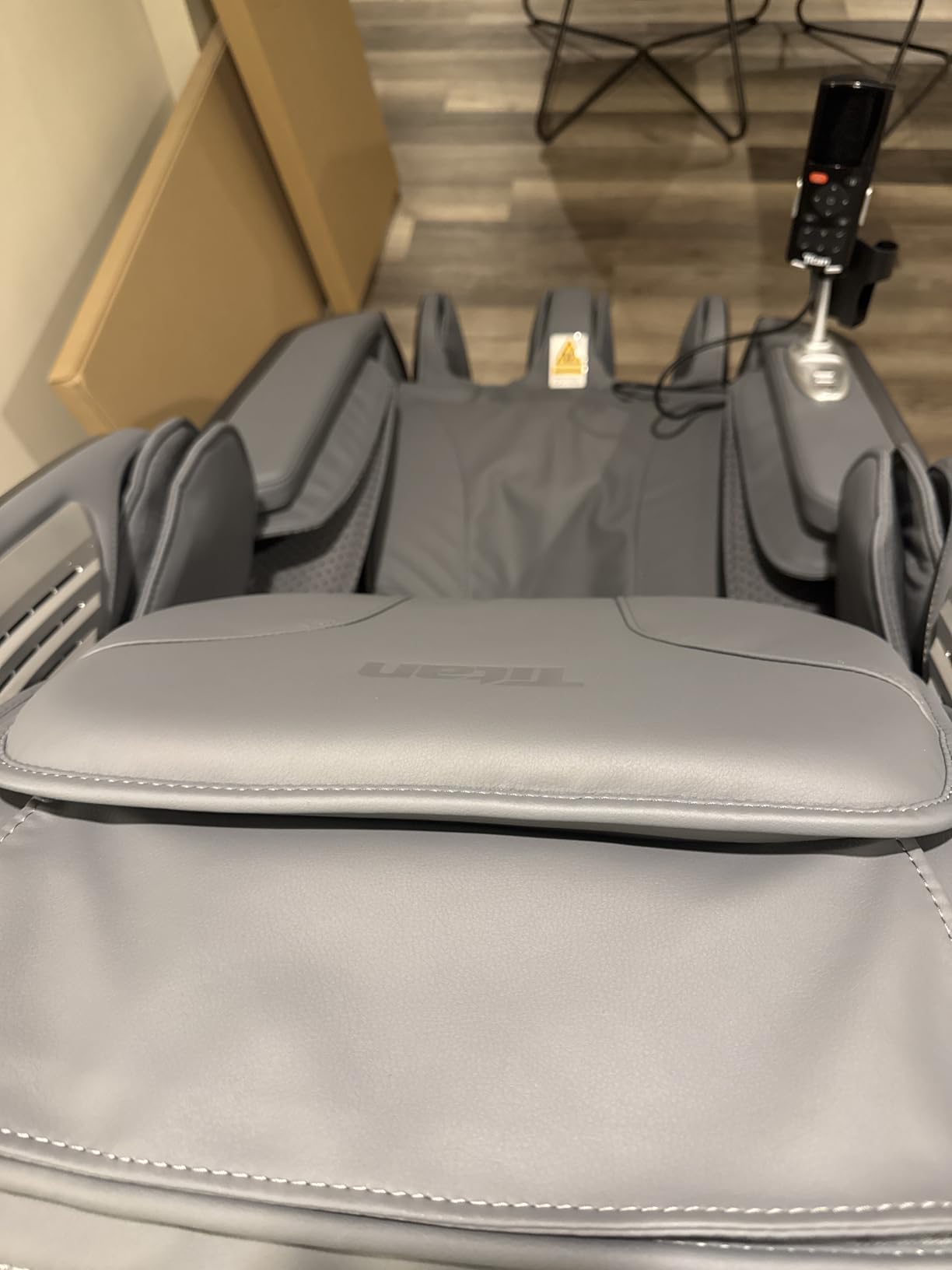 Titan Rejūv 4D Full Body Massage Chair, Shiatsu Recliner, SL Track, Health Detection, Full Body Stretching, Heating Therapy, 3 Stage Zero Gravity, Bluetooth Speaker (Brown) customer photo 2