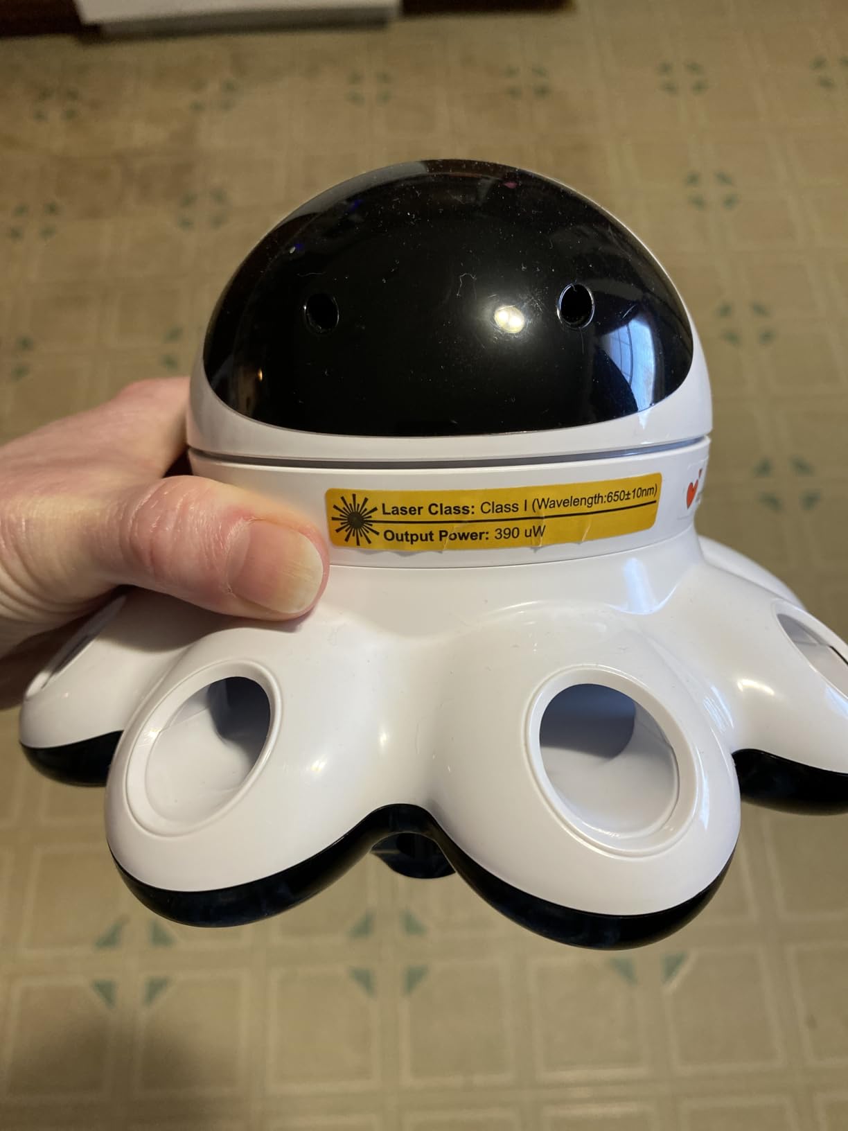 ORSDA Cat Laser Toy, 2-in-1 Interactive Automatic Motion Activated Moving 8 Holes Whack A Mole Feather, USB Rechargeable Electronic Smart Sensor Kitten Toys for Indoor Exercise customer photo 1