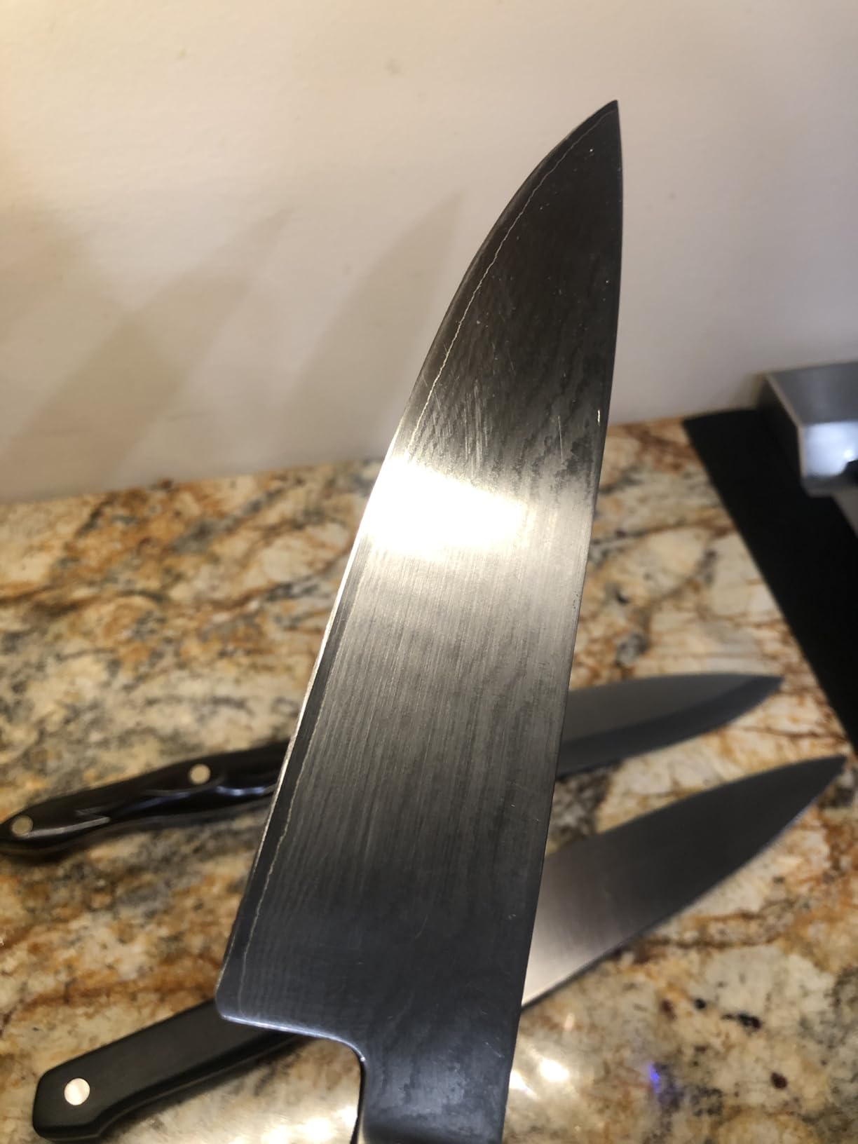 The Original Tumbler Rolling Knife Sharpener™ - Knife Sharpening Made Easy - Rolling Knife Sharpener Tool for Kitchen Knives - Knife Sharpener Kit Offers 15 & 20 Degree Sharpening (Wood) customer photo 1