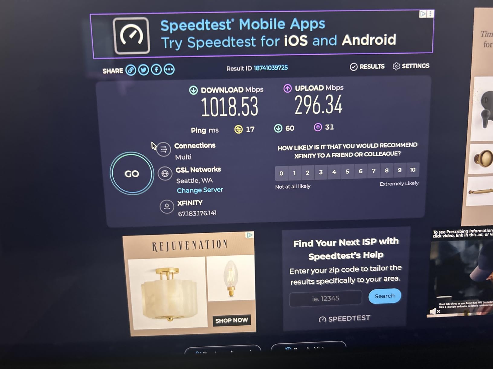 NETGEAR Orbi 970 Series Quad-Band WiFi 7 Mesh Network System (RBE973S), Router + 2 Satellite Extenders, Security Features, Up to 27Gbps, Covers Up to 10,000 sq. ft., 200 Devices, 10 Gig Internet Port customer photo 2