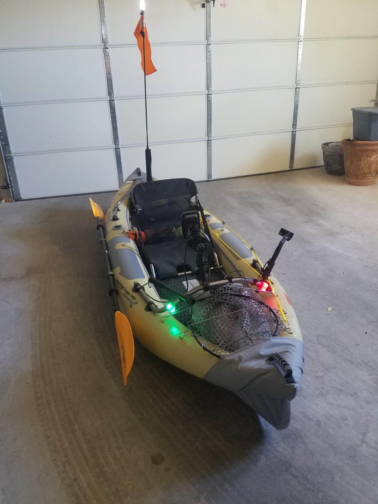Advanced Elements StraitEdge Angler Inflatable Kayak - AE1006-ANG Fishing Kayak with Rod Holders and Bag and Pump customer photo 2