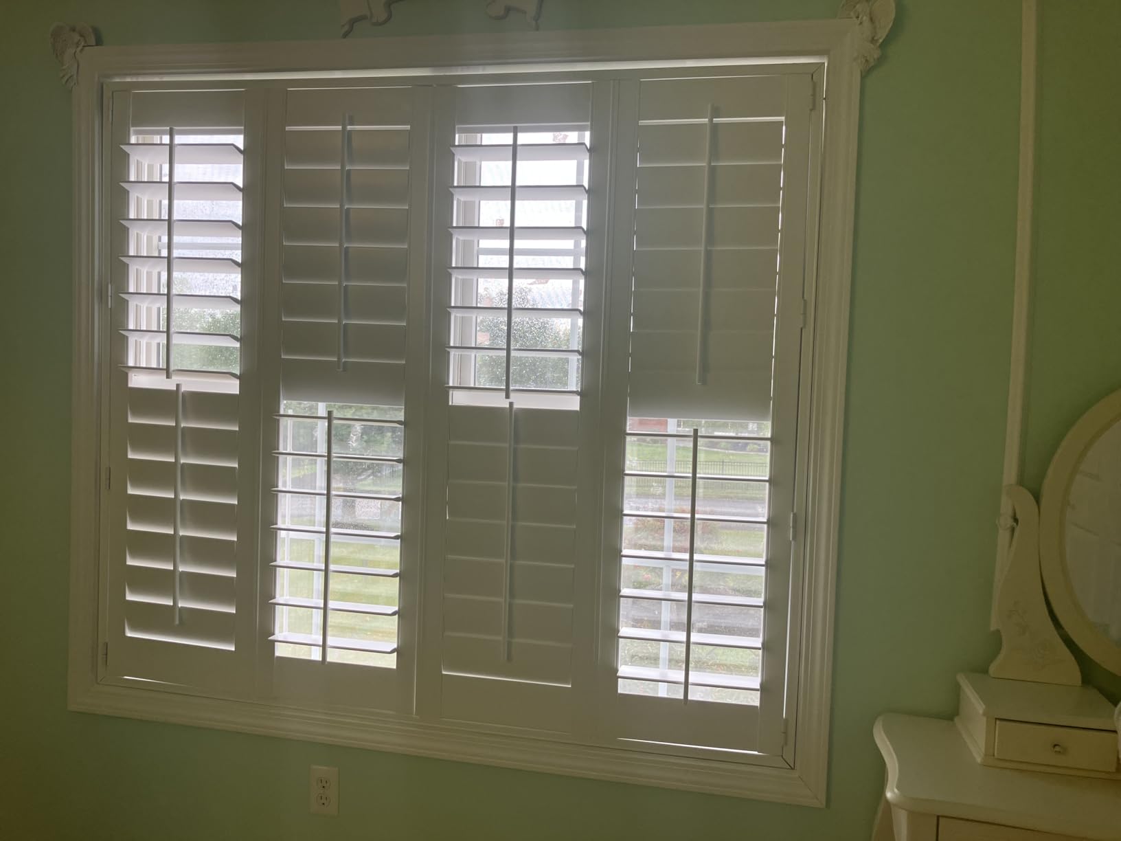 SHUTTER WORKS Plantation Shutters for Interior Windows | Indoor Shutters | Waterproof | Customizable Sizes | Plantation Blinds customer photo 1