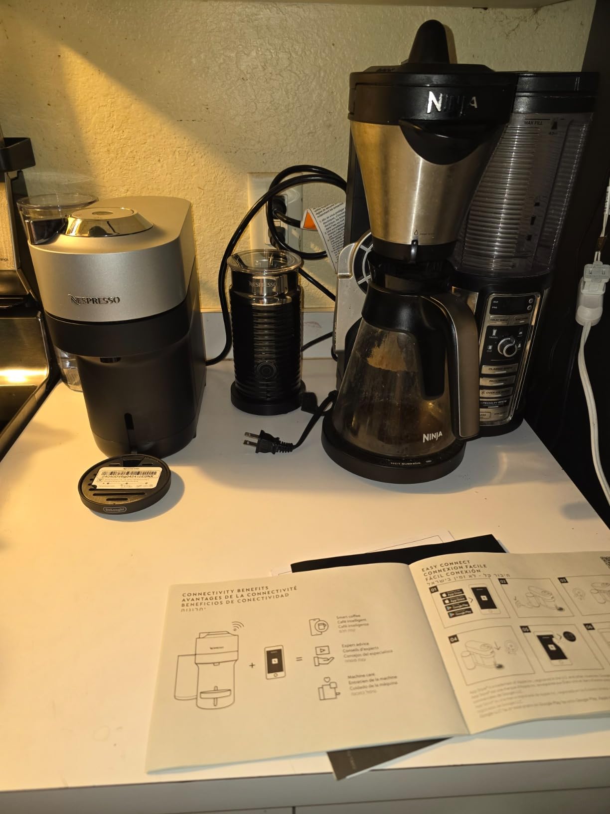 Vertuo Pop+ Deluxe by De'Longhi with Aeroccino, Silver customer photo 1