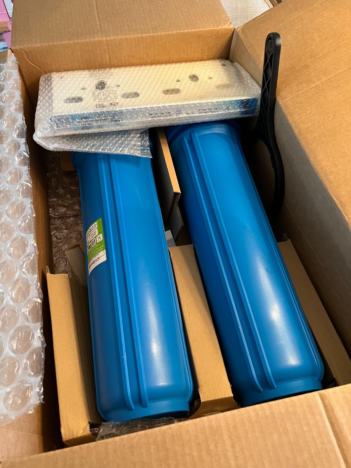 SpringWell Whole House Water Filter Cartridge System - Carbon + Sediment Filter + Salt Free Softener + VOCs/Lead customer photo 1