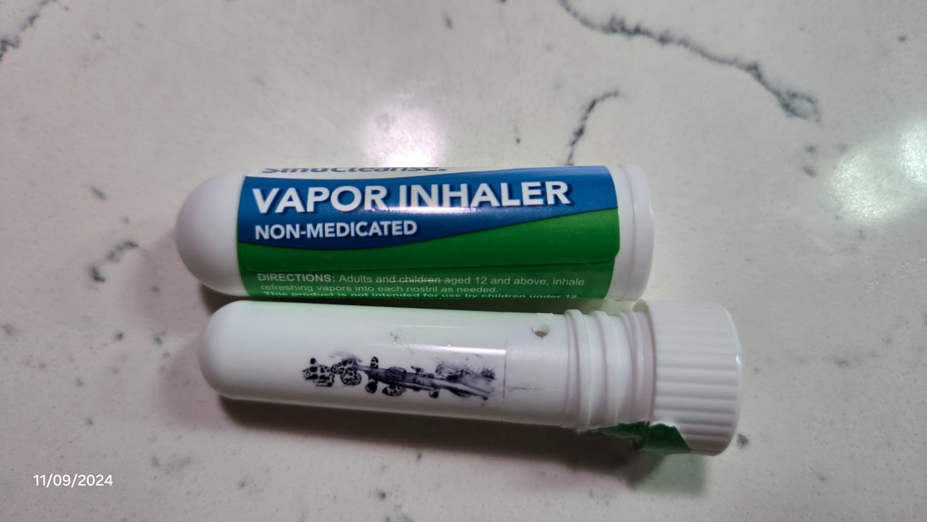 SinuCleanse Vapor Inhaler, Made in USA, Portable, On-The-Go, Non-Medicated, Refreshing Vapors, Pack of 3 Vapor Sticks customer photo 1