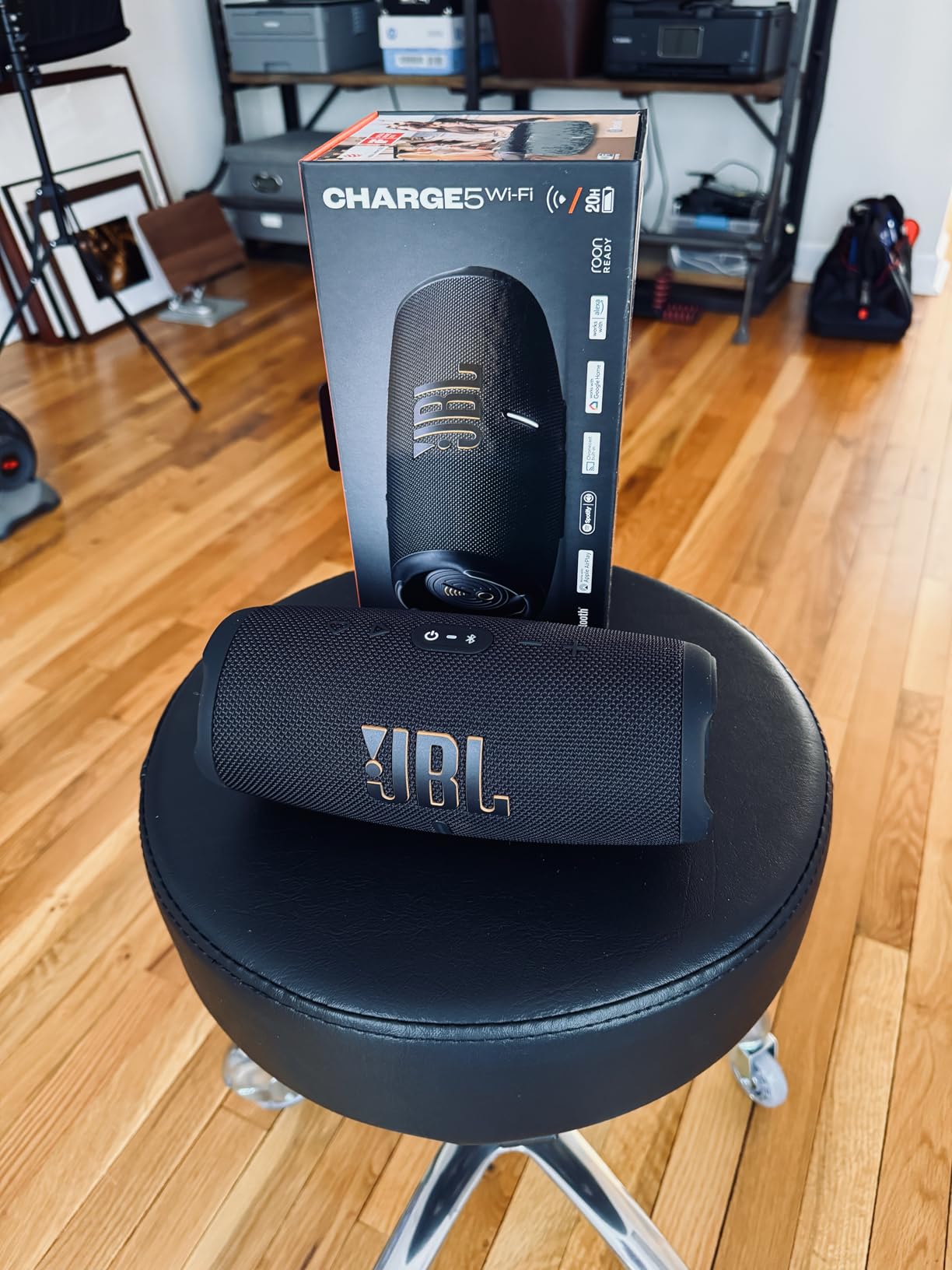 Charge 5 Wi-Fi - Portable Wi-Fi and Bluetooth Speaker - Black customer photo 2