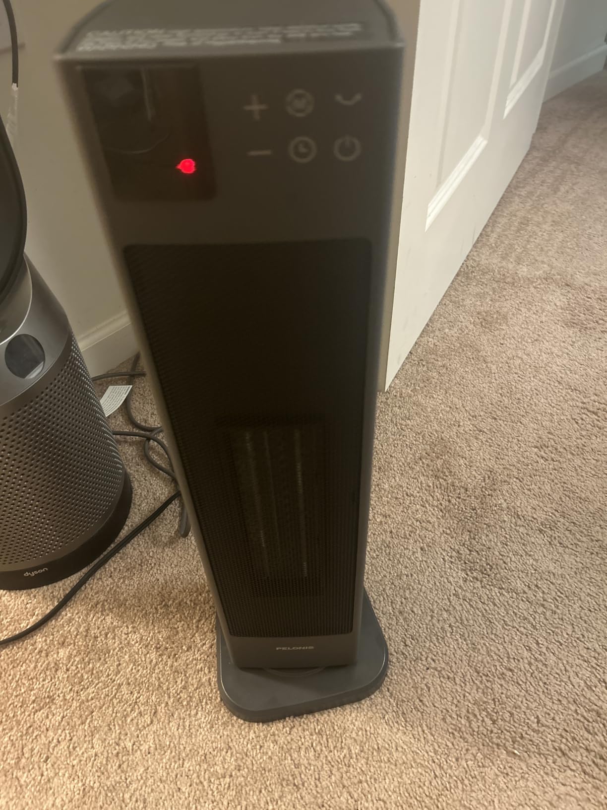 PELONIS Oscillating Ceramic Tower Indoor Space Heater for Home with Oscillation, Programmable Thermostat & ECO Mode, 12H Timer & Remote Control, Safety Protection, 23 Inches, 1500W, PHF15RSAPH23 customer photo 2