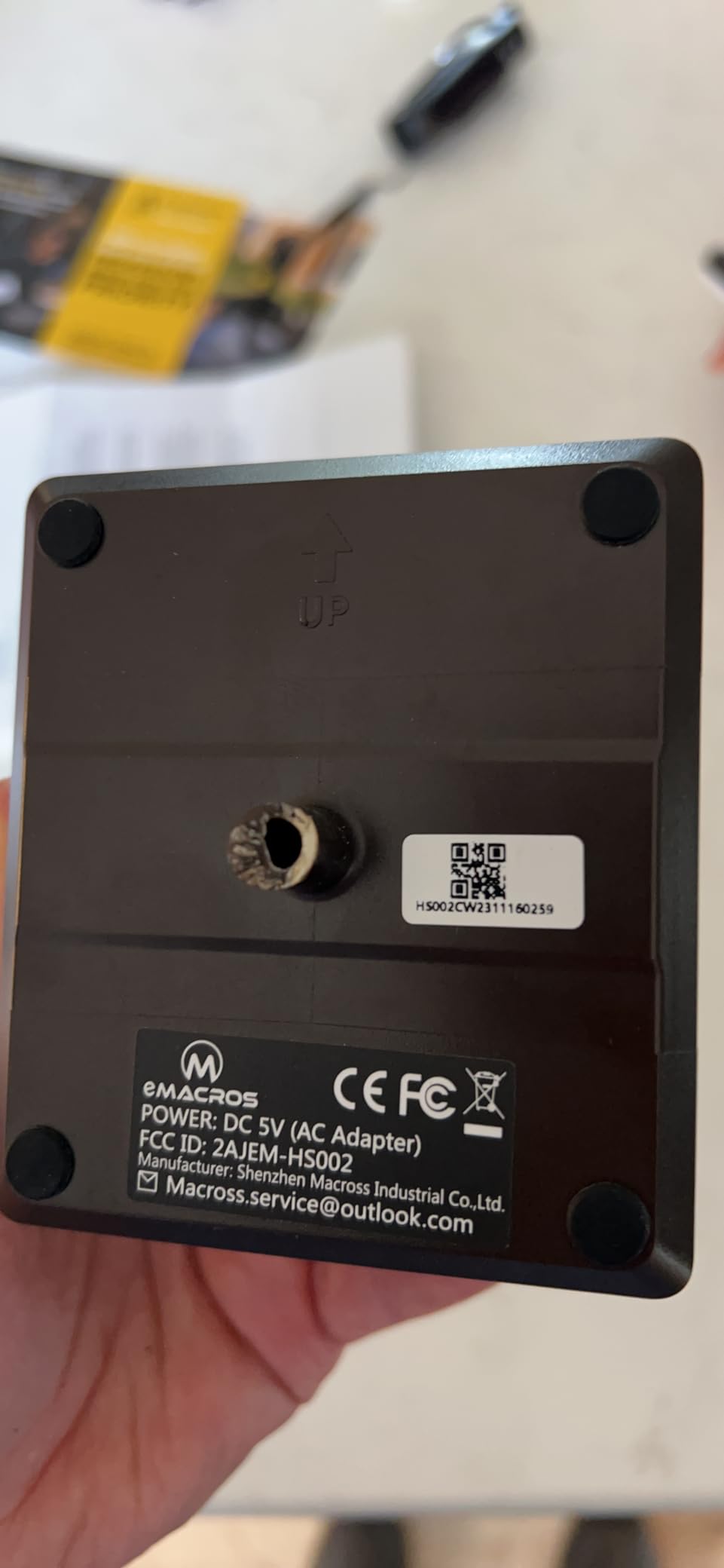 eMACROS Pro 3 Smart Solar Driveway Alarm System (2.4G Wi-Fi), App Push Notifications, 1/2 Mile (2600 ft) Wireless Range Motion Sensor & Plug-in Receiver, Weatherproof Property Alert (No Camera) customer photo 1