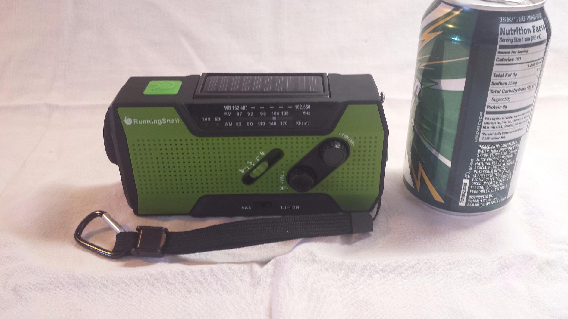 Emergency Crank Weather Radio: AM/FM/NOAA Weather Radio with 3 Built-in Cable - Hand Crank Radio with 2000mAh, Solar Charge, Hand Crank & Battery Operated, SOS Alarm, Flashlight for Outdoor Emergency customer photo 1