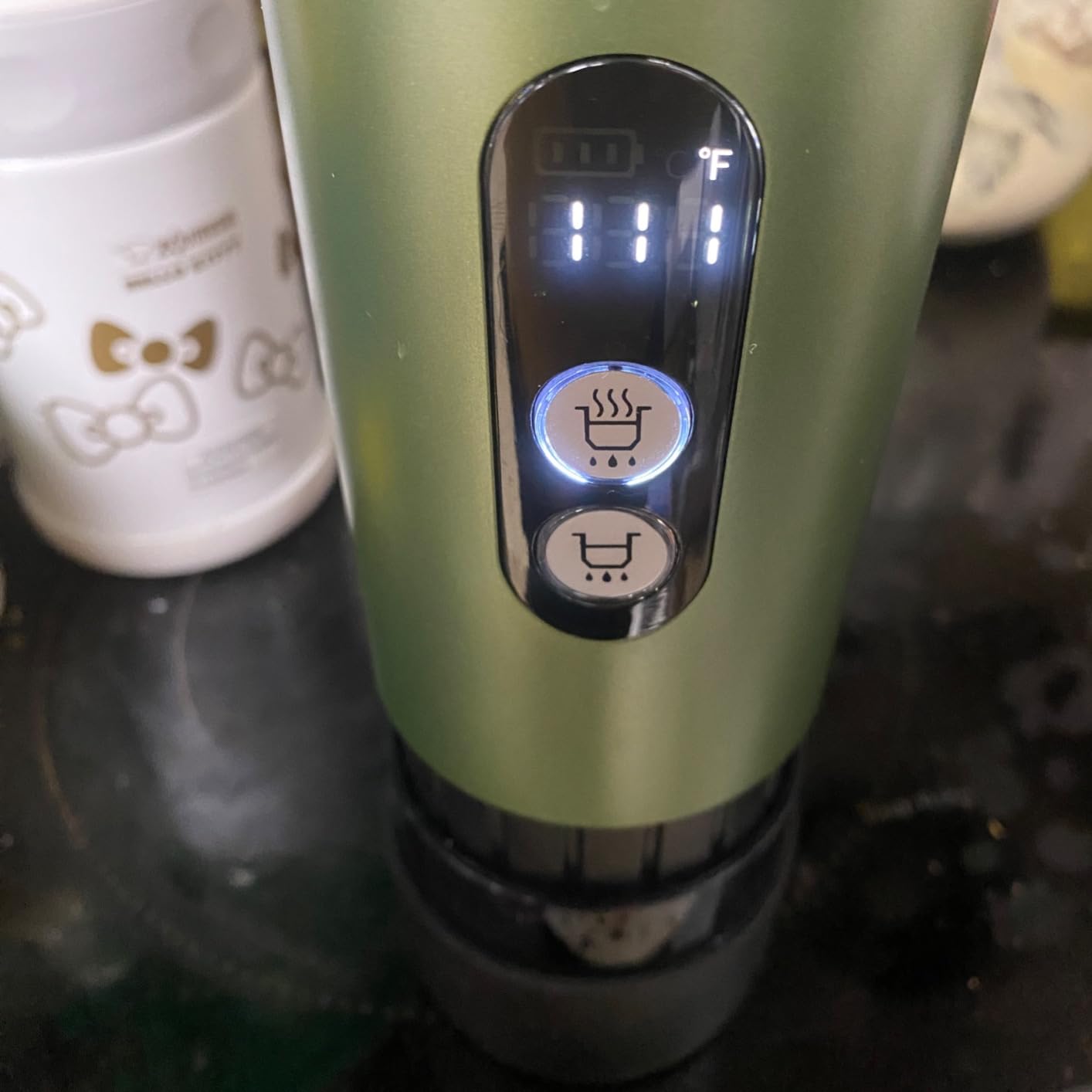 Maestri House 150W Espresso Maker with 2-3 Min Fast Self-Heating, Portable Travel Espresso Coffee Machine with Small Tea Cup Also Holder for NS Capsule & Ground Coffee for Car Camping, RV, Hiking customer photo 2