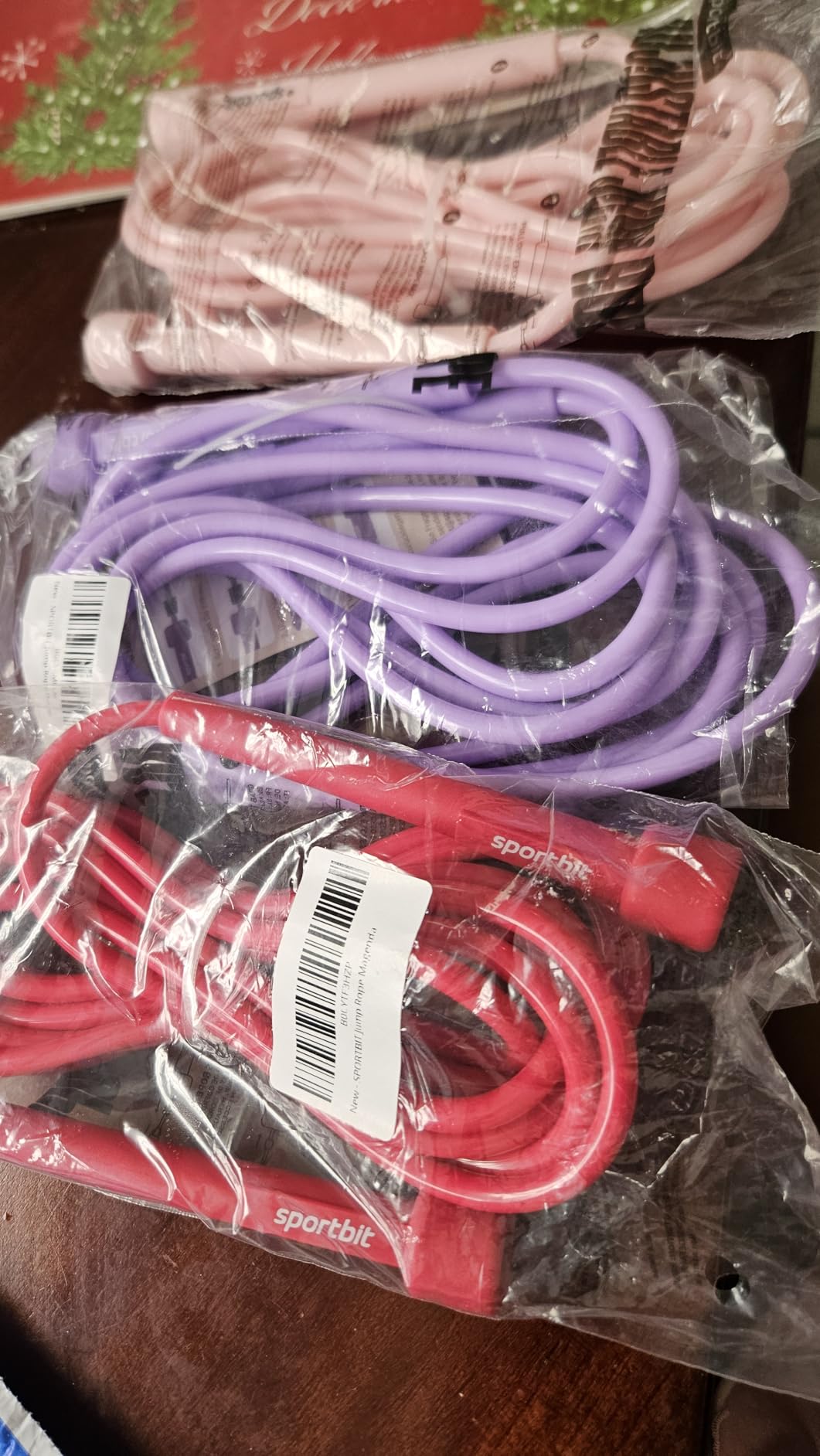 SPORTBIT Adjustable Jump Rope for Fitness and Exercise - Skipping Rope for Cardio, Boxing, and Weight Loss - Speed Rope perfect for Men & Women customer photo 2