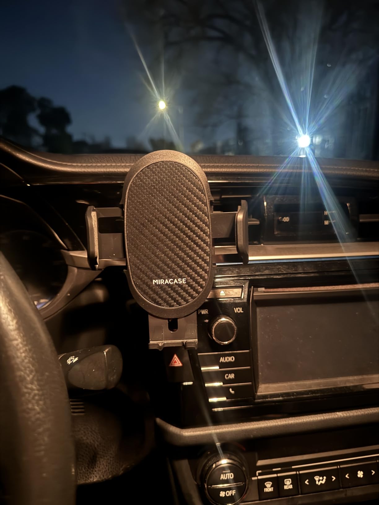 Miracase Phone Holders for Your Car with Metal Hook Clip, Air Vent Cell Phone Stand Car Mount customer photo 2