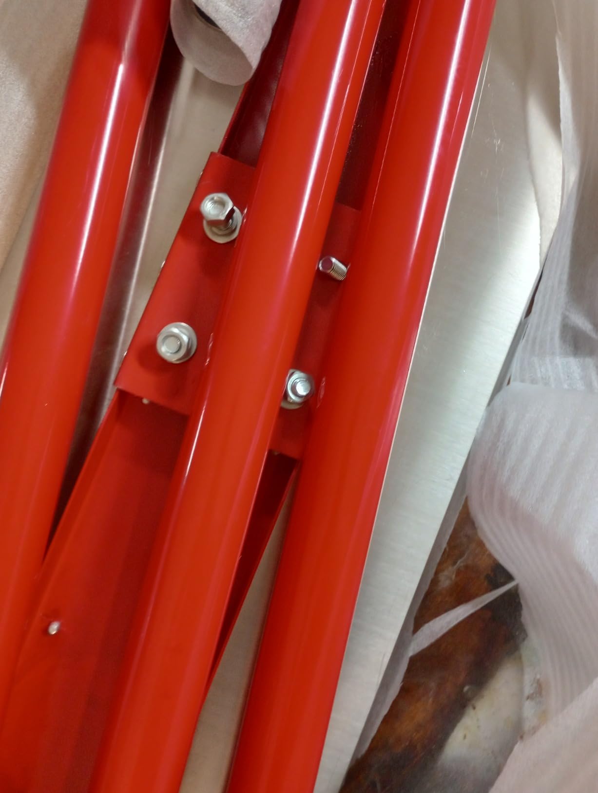 48''x12'' Concrete Bull Float Kit Fresno Round End Concrete Finishing Trowel Stainless Steel Trowel Board with 3 Handles and Tilt Bracket customer photo 1